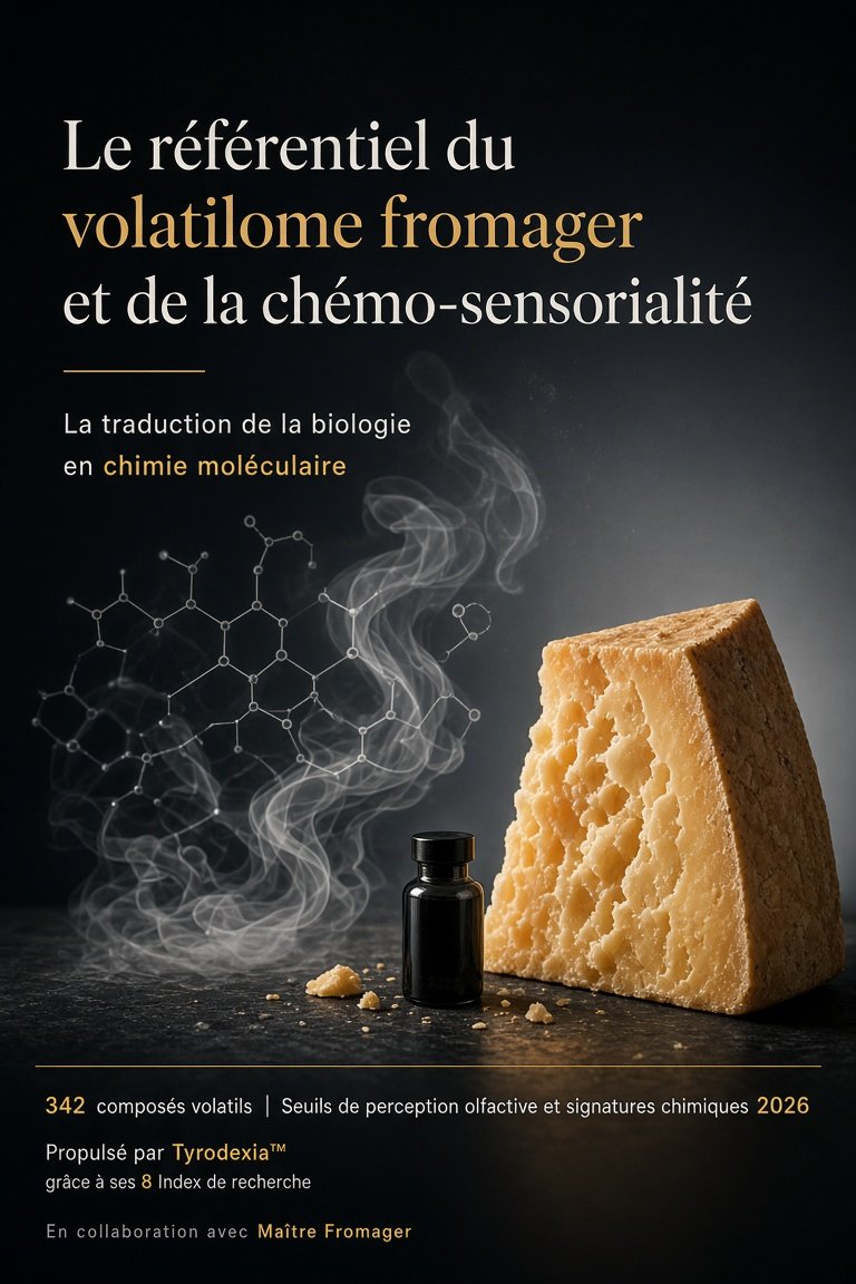 Le référentiel du volatilome fromager et de la chémo-sensorialité